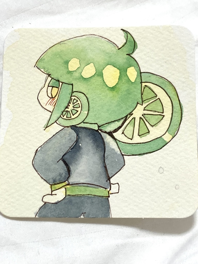手のひらペーパー原画