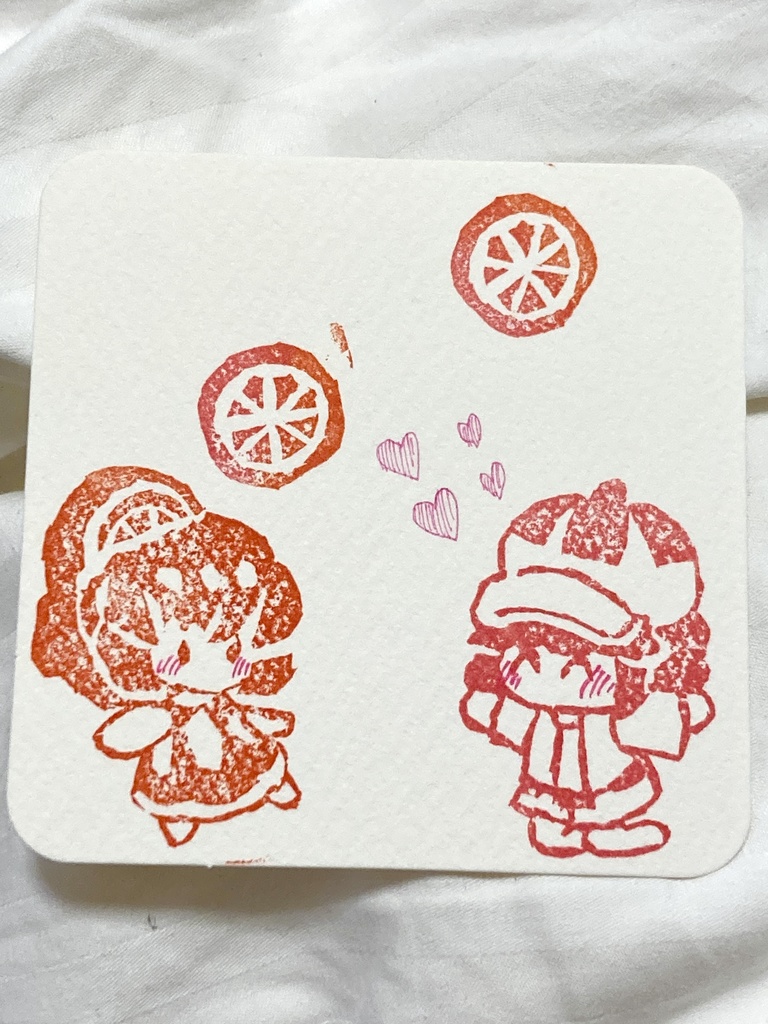 手のひらペーパー原画