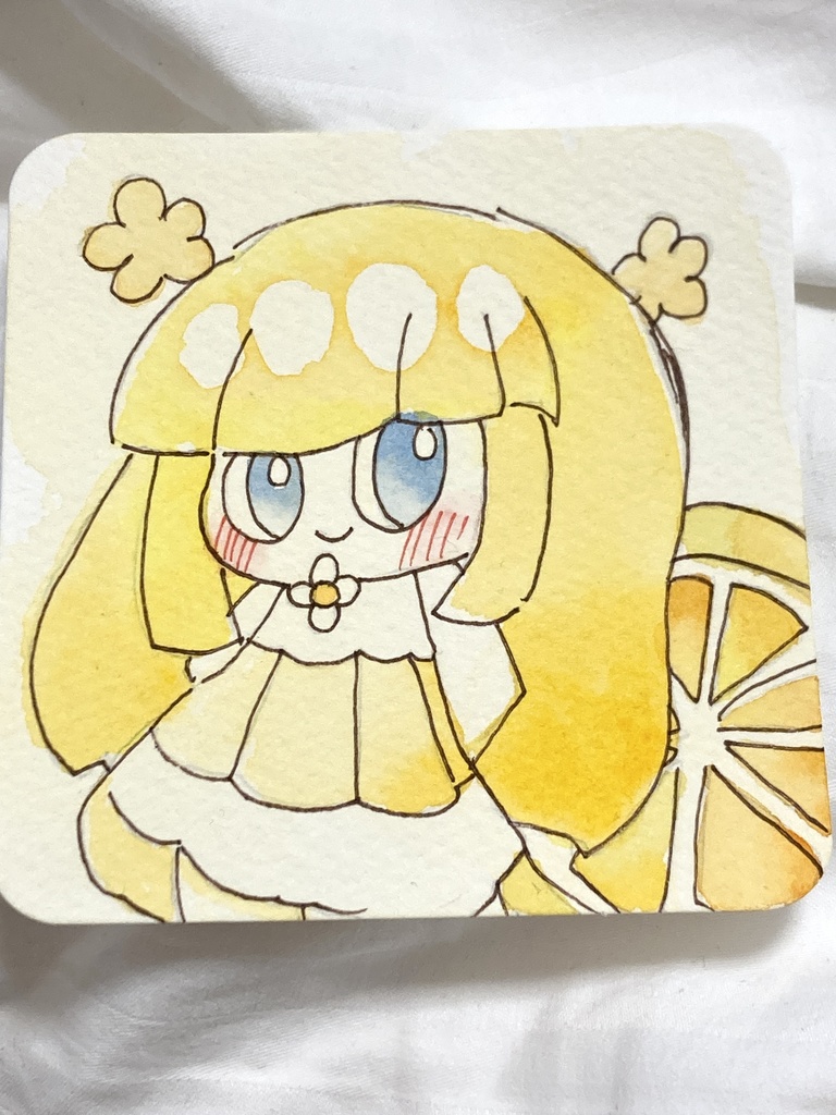 手のひらペーパー原画