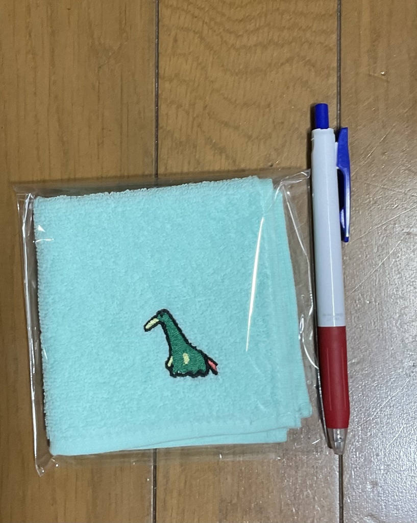 みどりのとりハンカチ