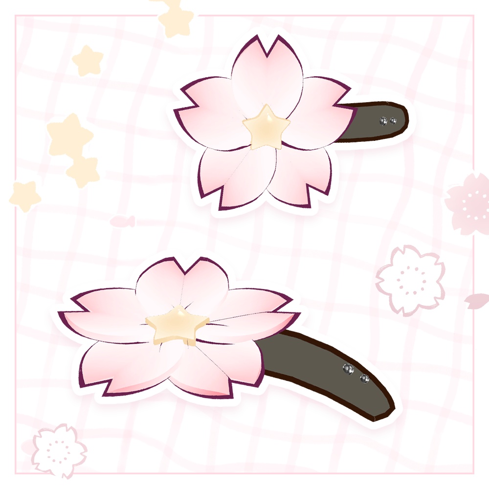 【VRC】春の訪れ🌸さくらヘアピン🌸Sakura hairpin🌸