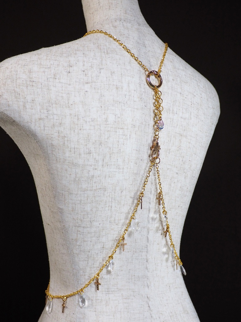 ボディアクセサリー クロスアレンジ上下セット