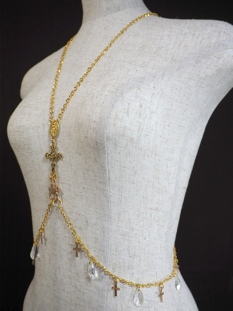 ボディアクセサリー クロスアレンジ上下セット