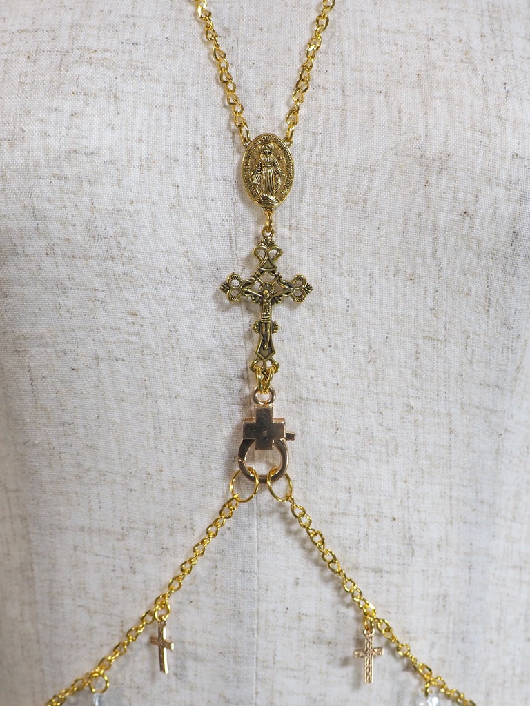 ボディアクセサリー クロスアレンジ上下セット