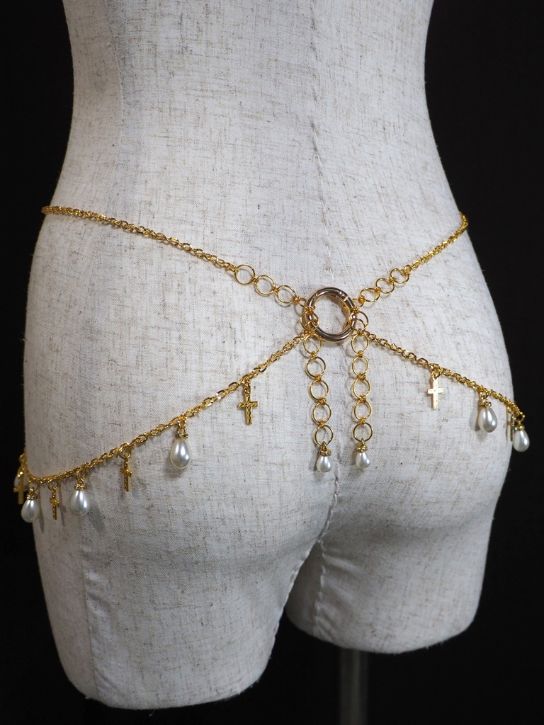 ボディアクセサリー クロスアレンジ上下セット