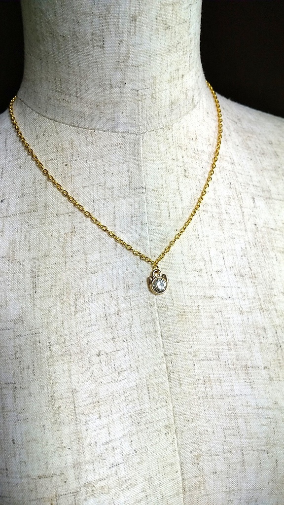 ネックレス [ネコミミストーン] 