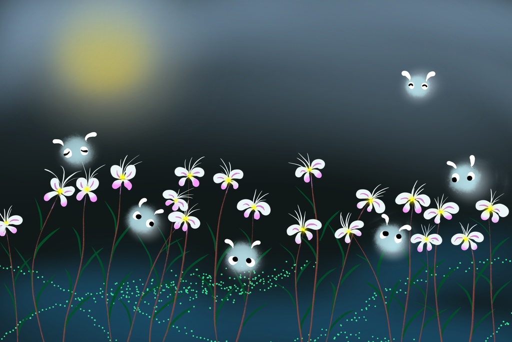 Whispering Garden Fairies – White Moonlight(白い月夜)