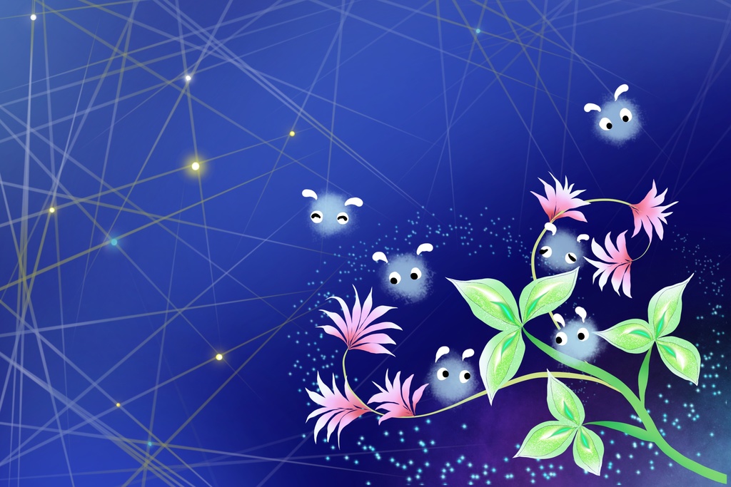 Whispering Garden Fairies – Indigo Night(藍の夜)