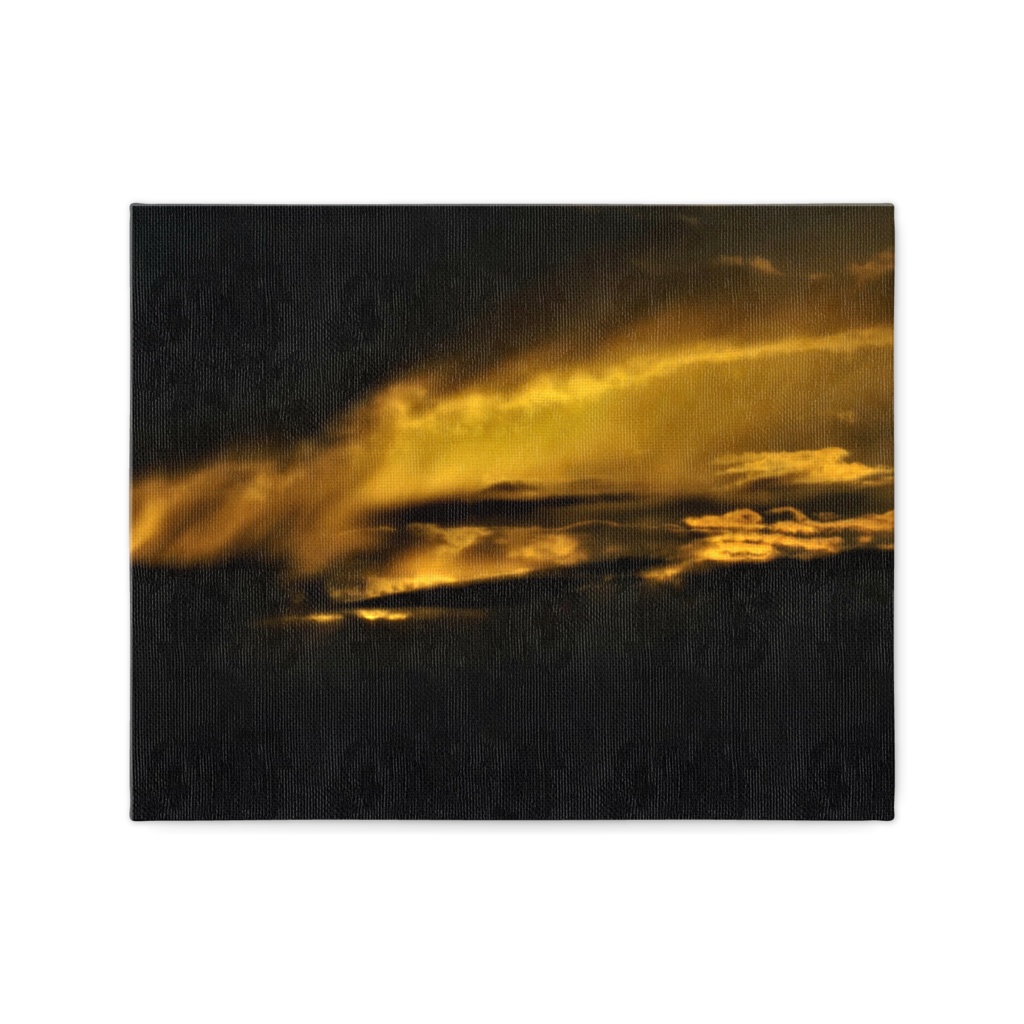 風景 夕暮れ キャンバス F3(273×220mm)