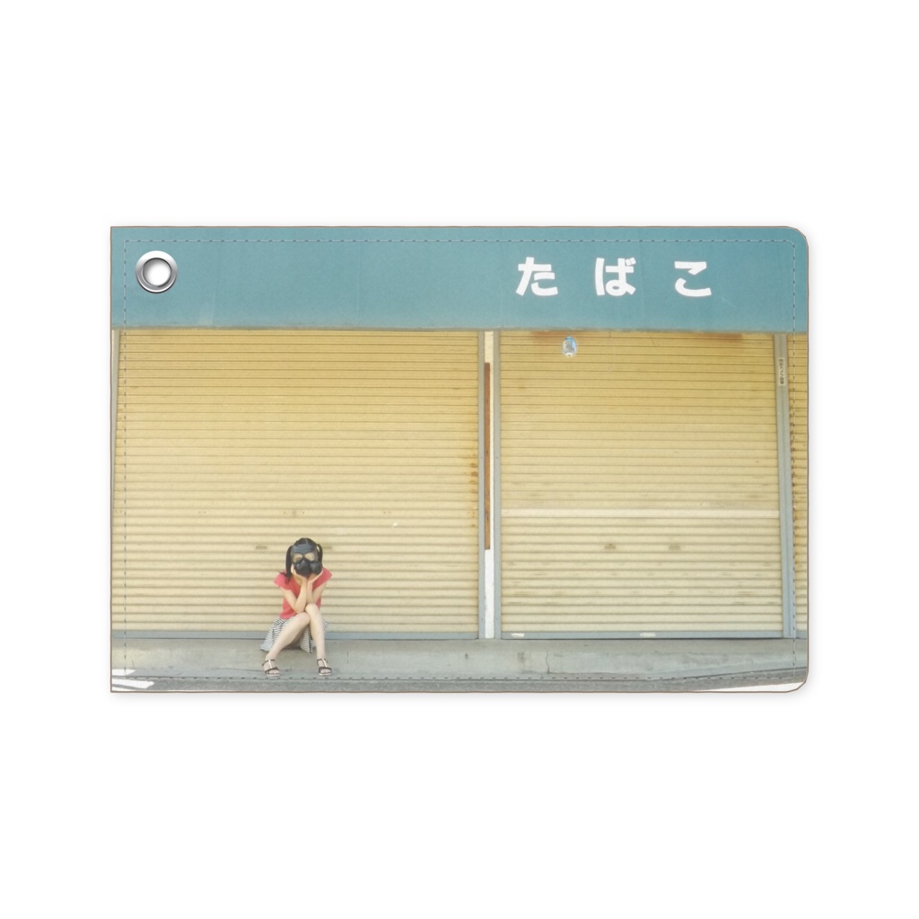 ガスマスク女子　パスケース - 70 x 105 (mm)