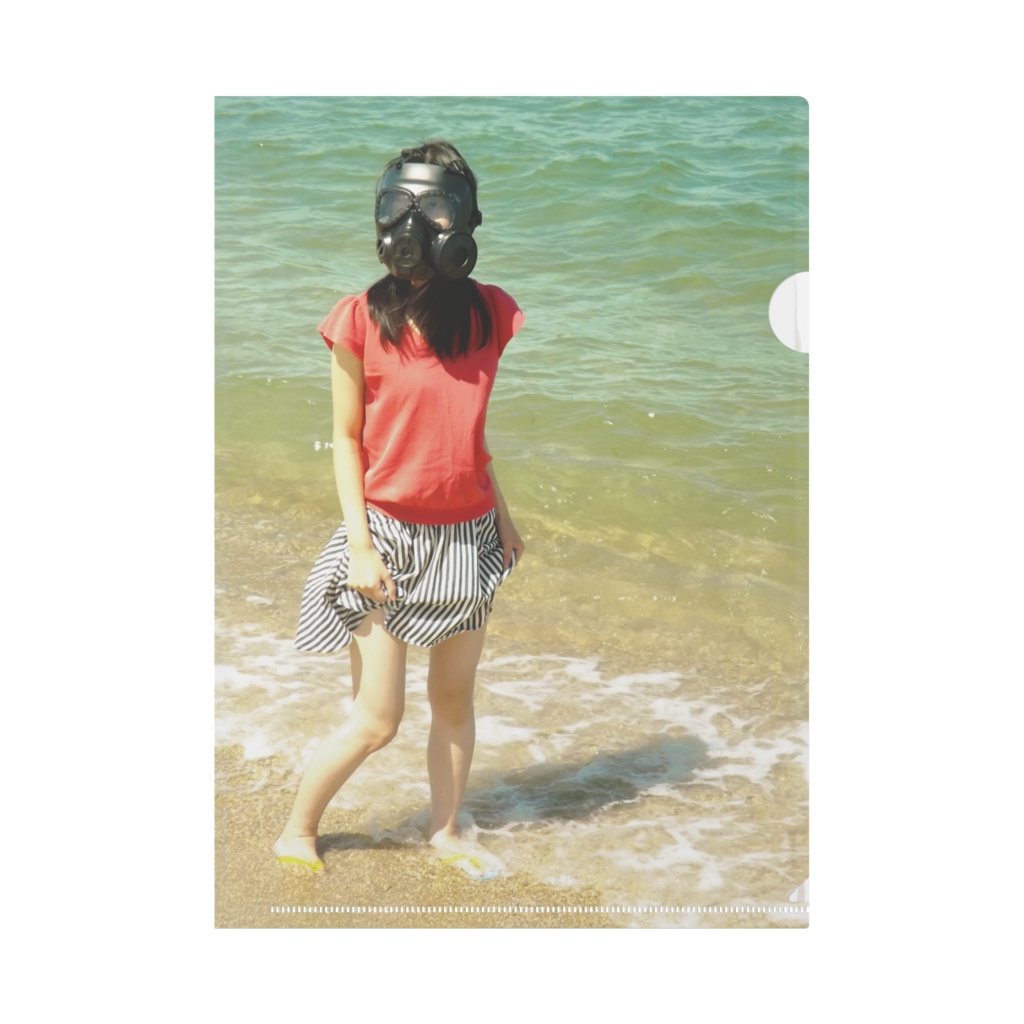 ガスマスク女子 クリアファイル