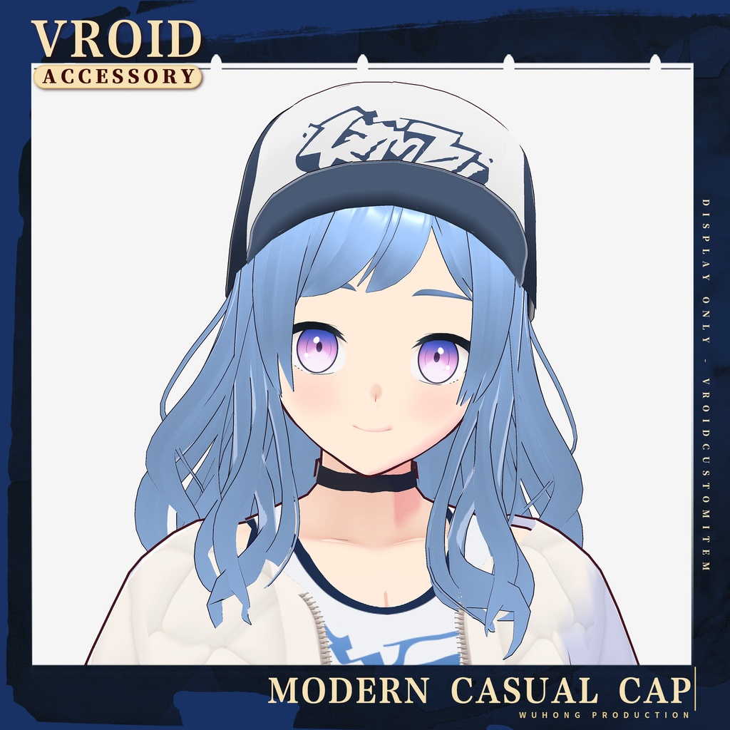 【Vroid】モダンキャップ / Modern Casual Cap