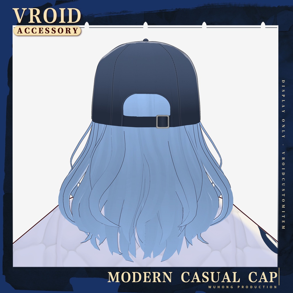 【Vroid】モダンキャップ / Modern Casual Cap