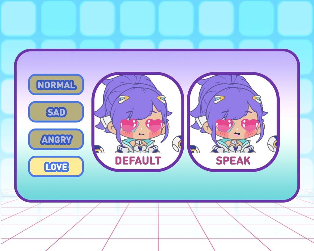 PNGTuber - Astral Innovator | Kawaii | Cute | Chibii | OBS | Discord | Ready to use