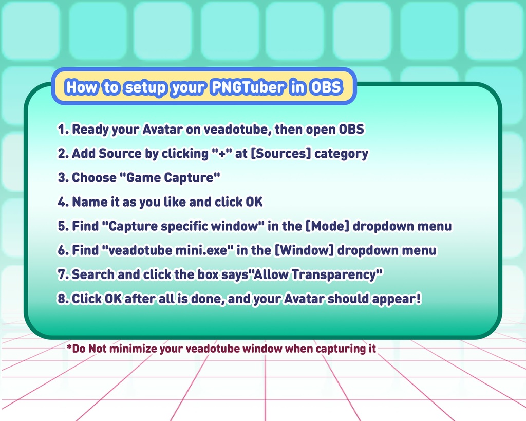 PNGTuber - Emerald Valkyrie | Kawaii | Cute | Chibii | OBS | Discord | Ready to use