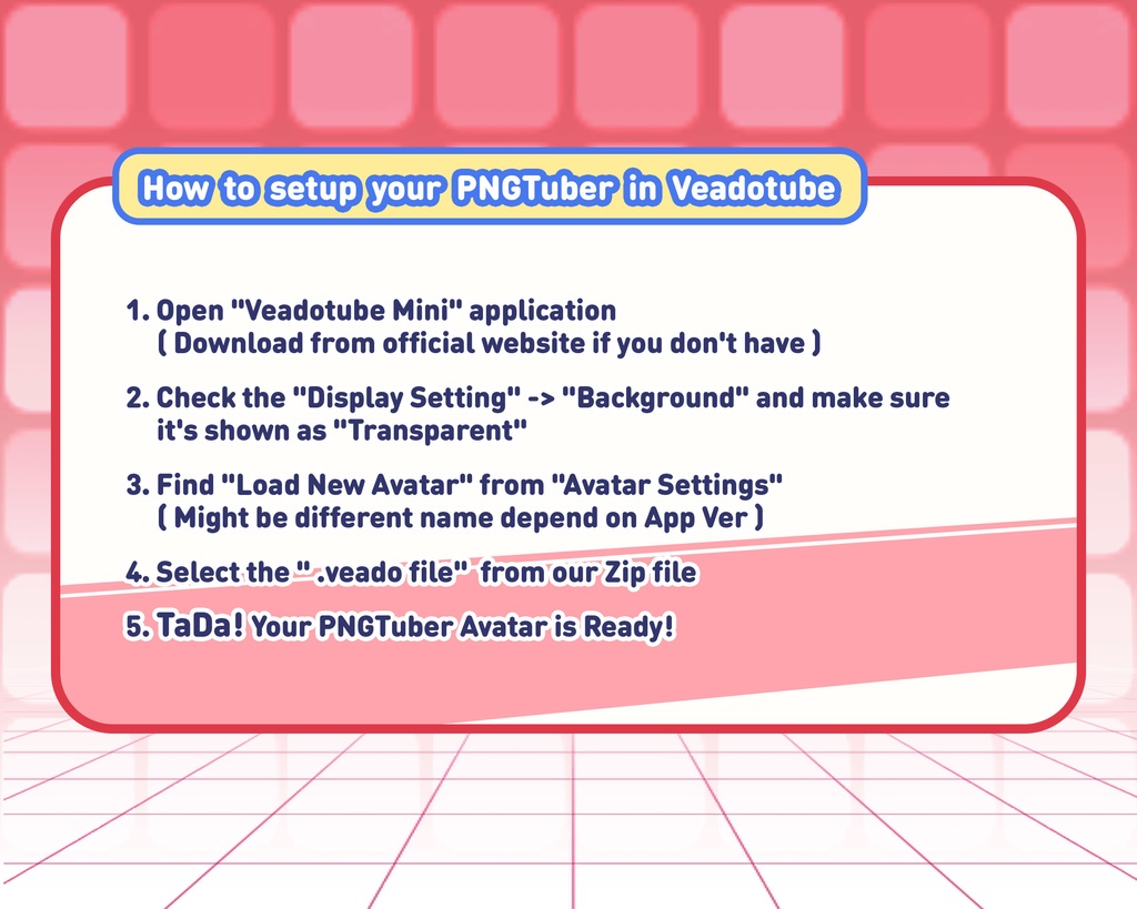 PNGTuber - Seren Arcadia | Kawaii | Cute | Chibii | OBS | Discord | Ready to use