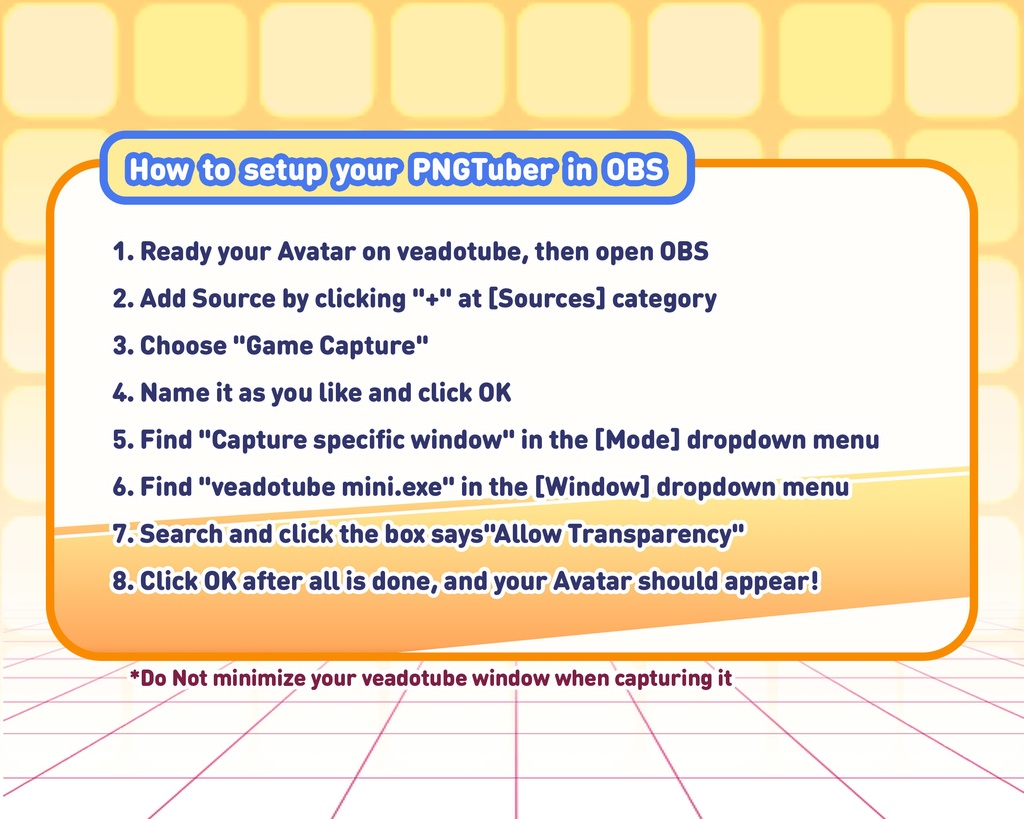 PNGTuber - Vega Darkweave | Kawaii | Cute | Chibii | OBS | Discord | Ready to use