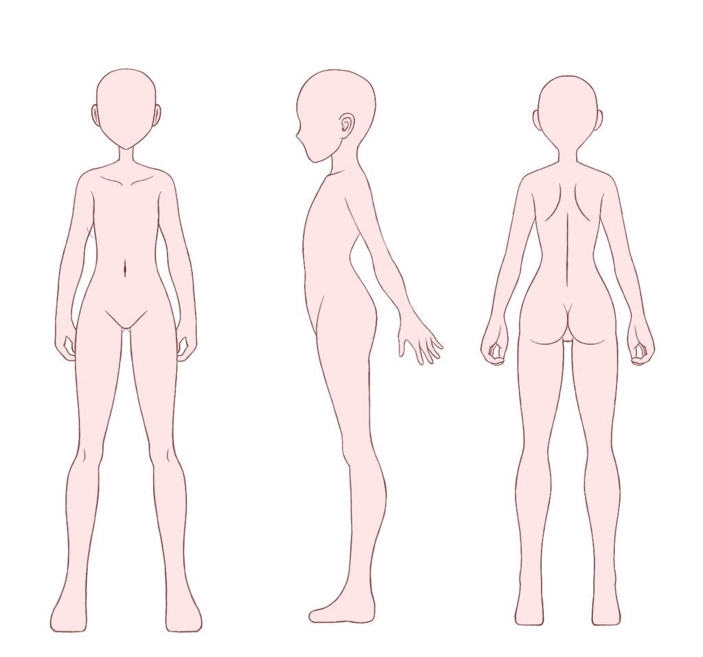男女人体テンプレート Ver.1.0