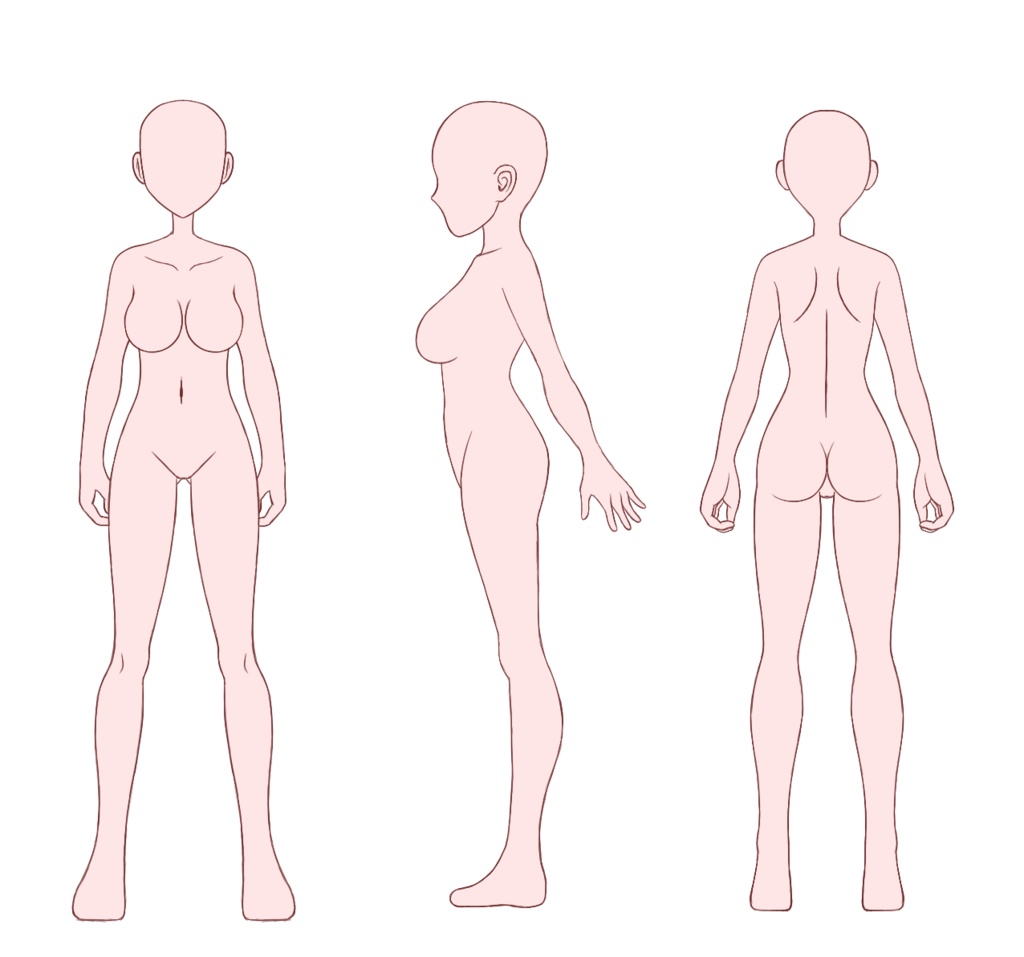 男女人体テンプレート Ver.1.0