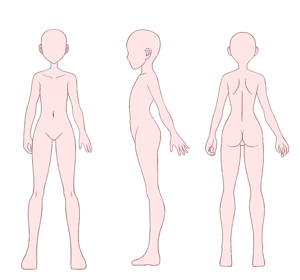 男女人体テンプレート Ver.1.0