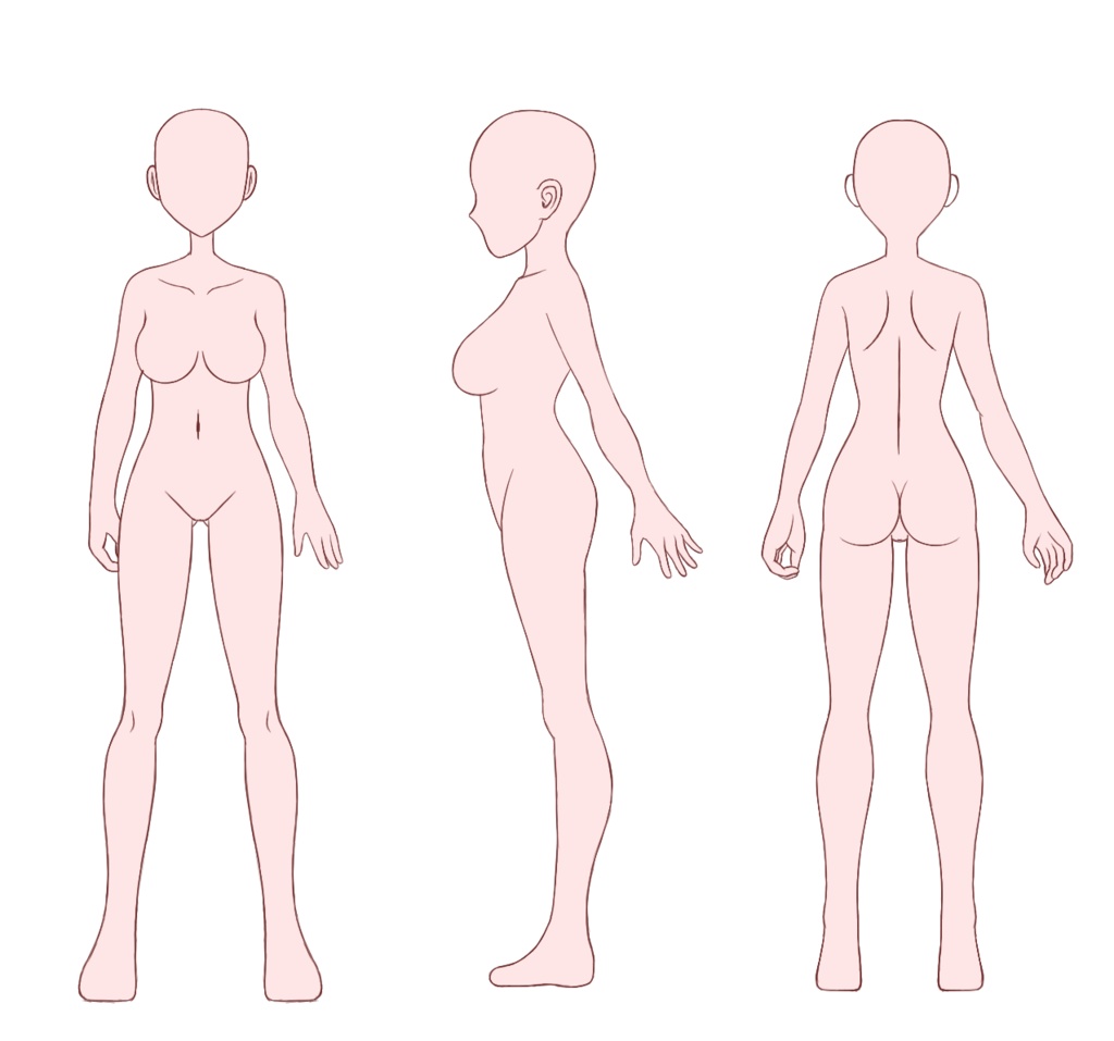 男女人体テンプレート Ver.1.0