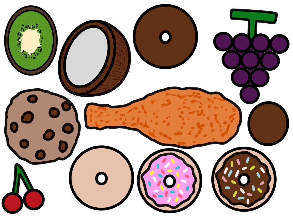 食べ物と飲み物素材