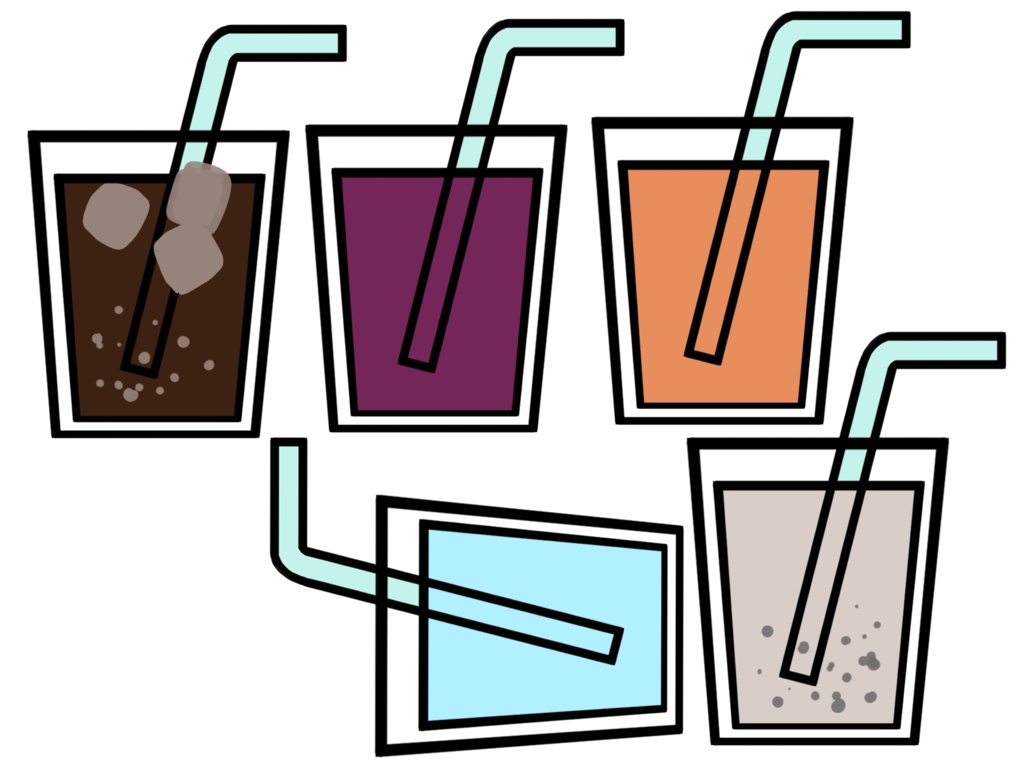 食べ物と飲み物素材