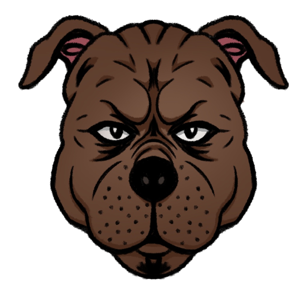 [フリー素材]犬の顔