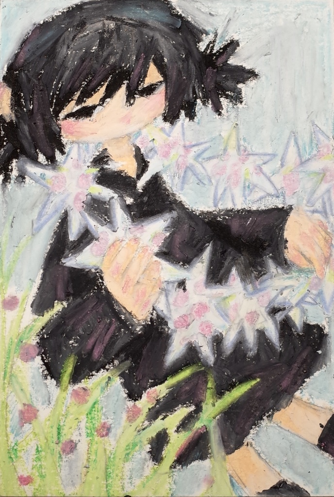 イラスト原画　エーデルワイス