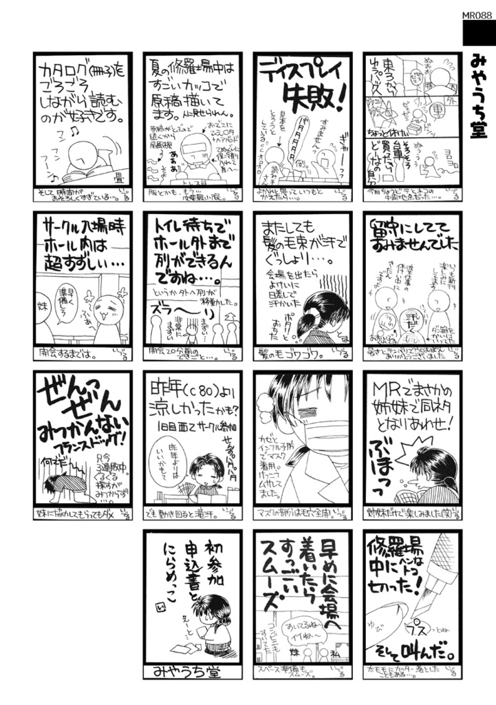まんレポ合同誌