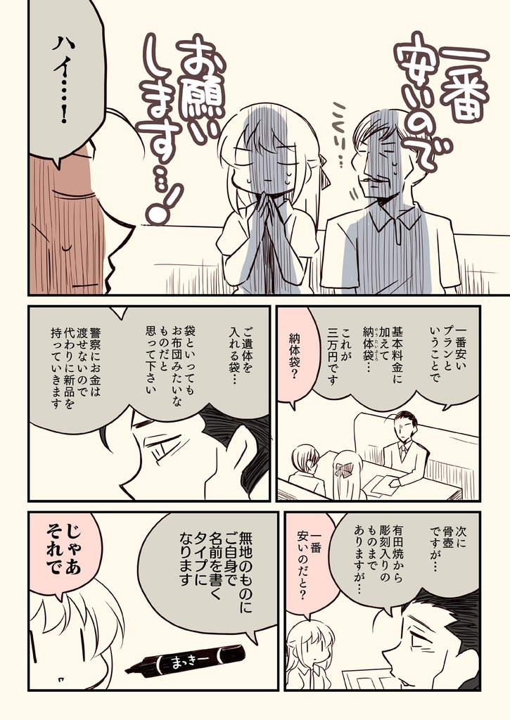 孤独死した叔父さんの喪主をした話。