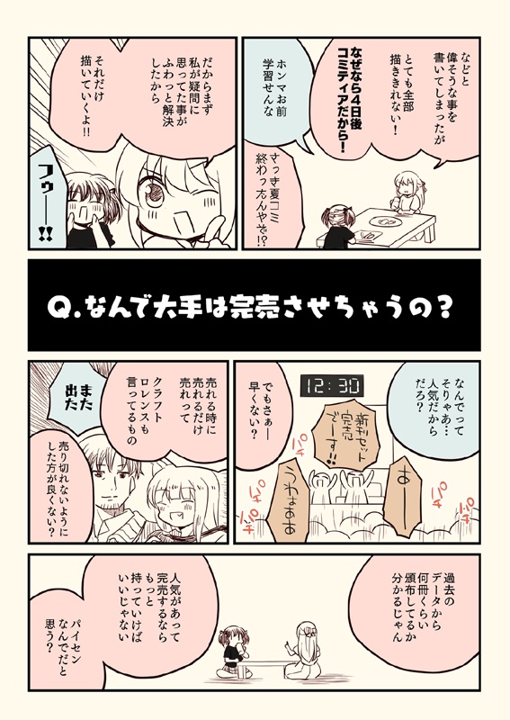 夏コミ新刊4点セット(送料無料)