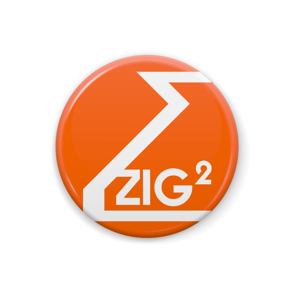 ZIG2 ロゴ缶バッジ
