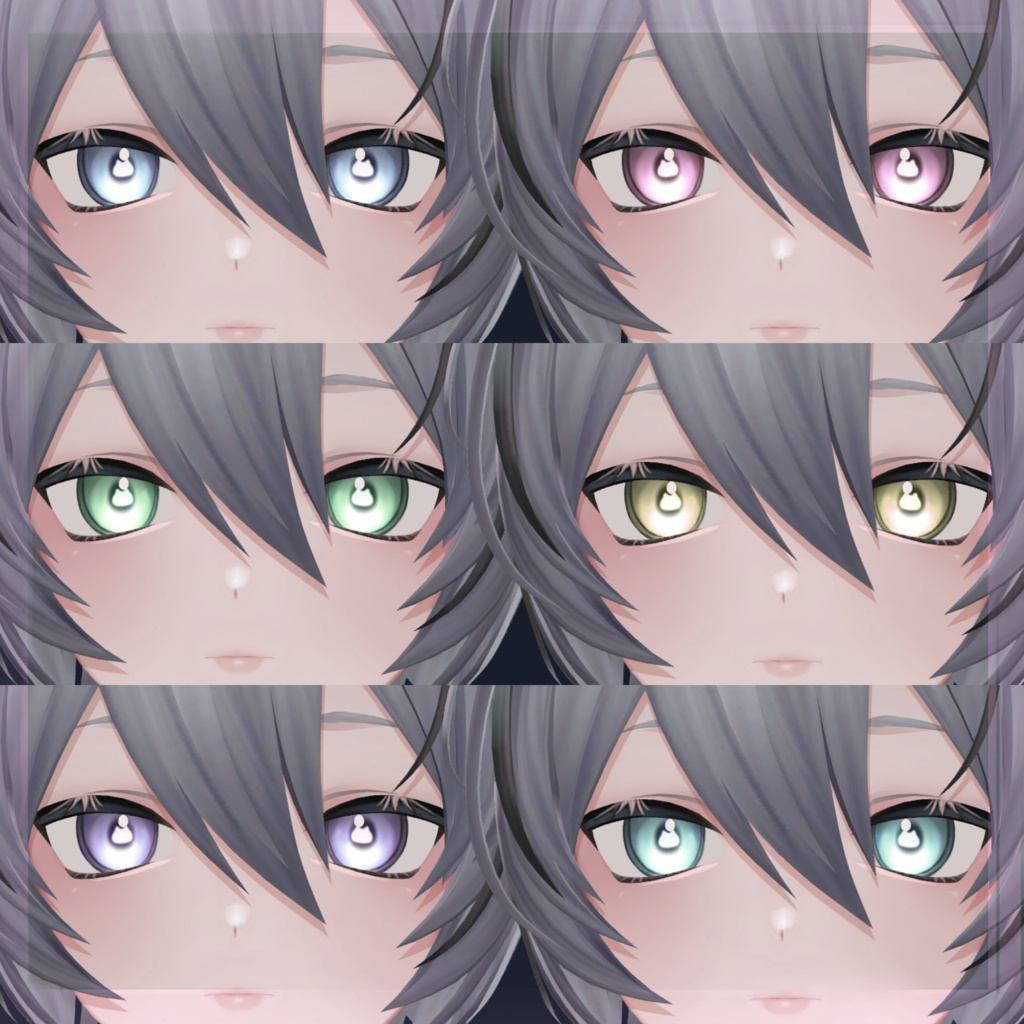 【Kuuta くうた】Neko Eyes texture & Makeup texture #しるべりゅぬ