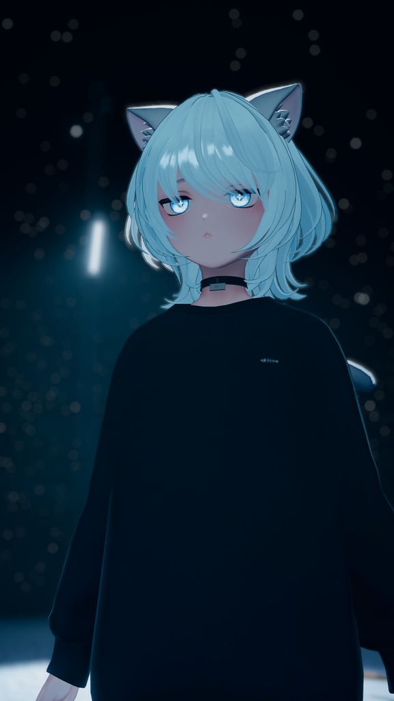【Kuuta くうた】Dreamy Icy Eyes texture【発光マスク付】#しるべりゅぬ