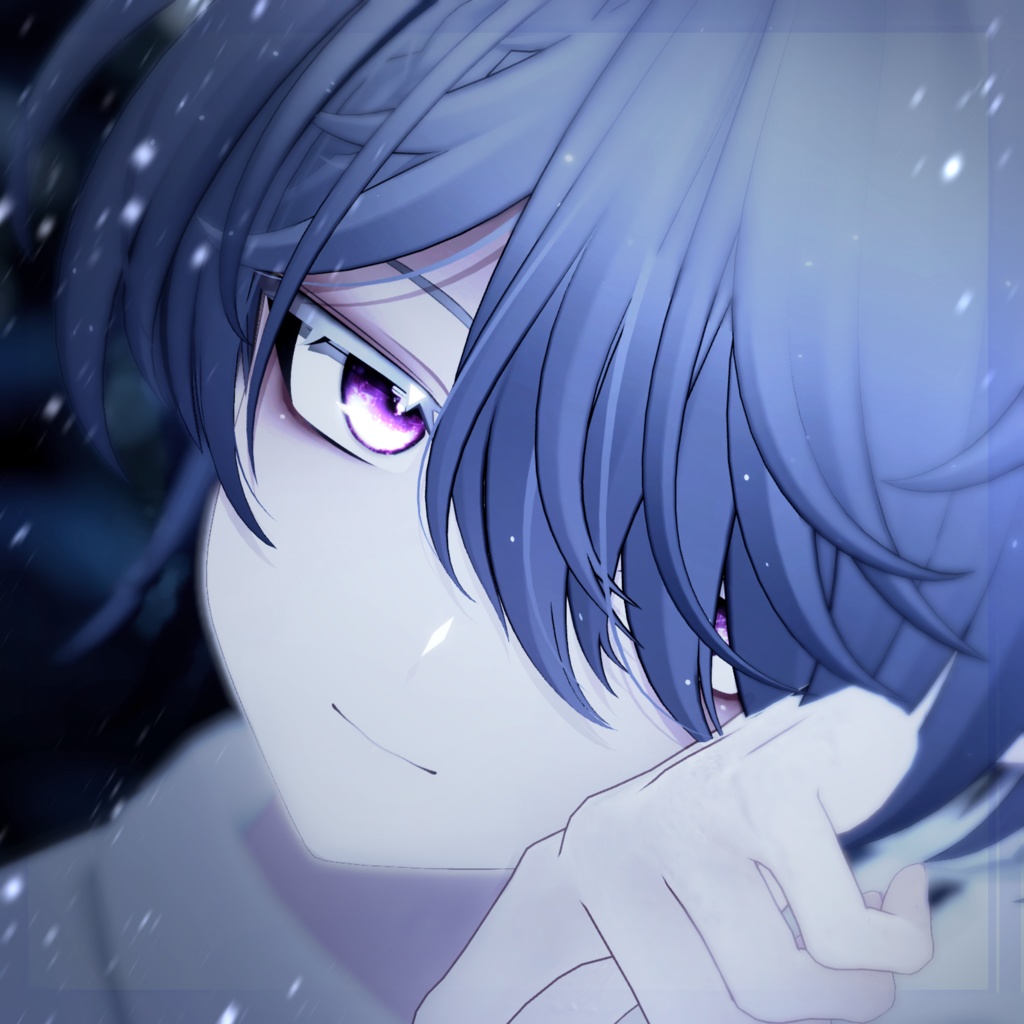 Dreamy Icy Eyes texture【発光マスク付】#しるべりゅぬ