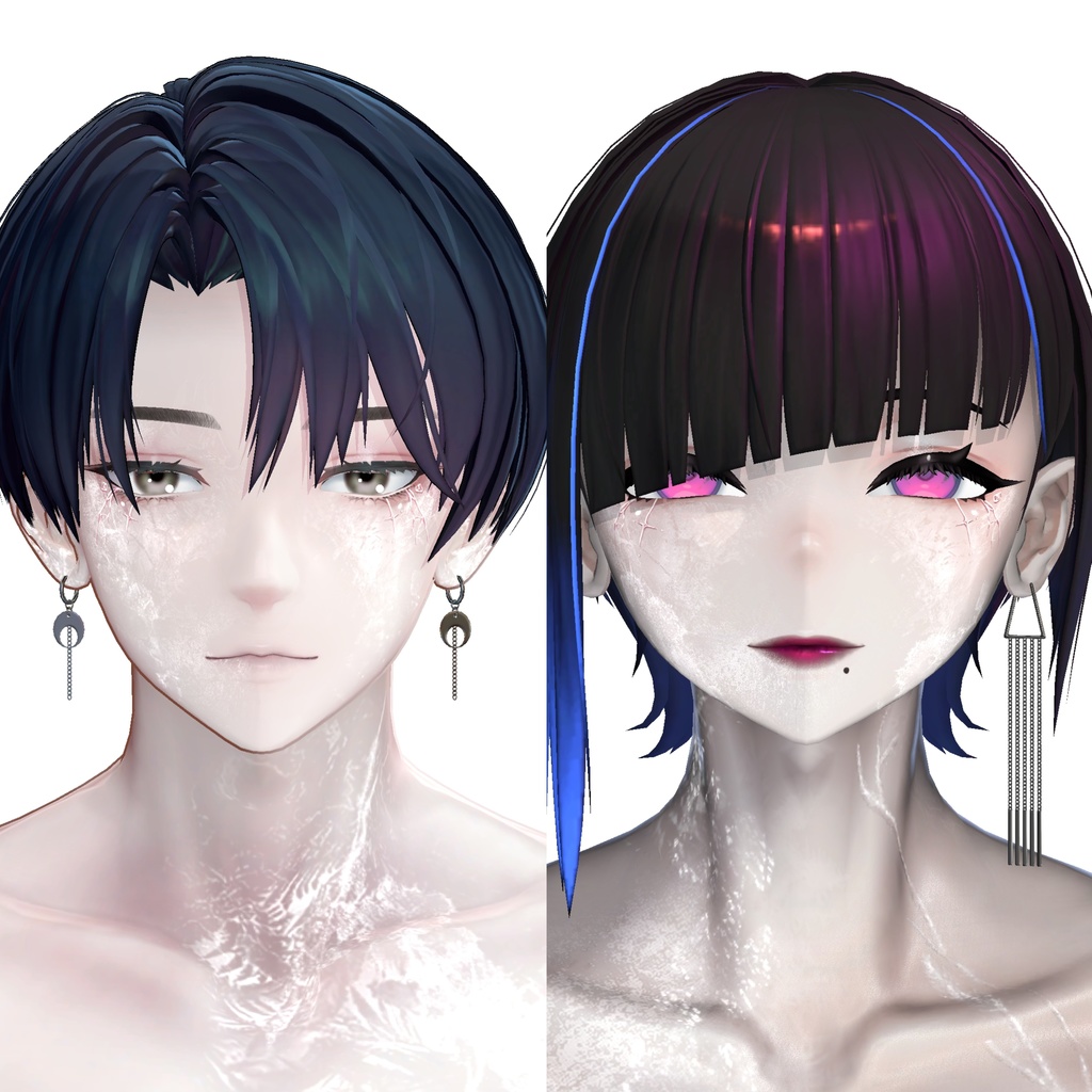 【Aden/Yomura】Frozen Make Texture【発光マスク付】#しるべりゅぬ