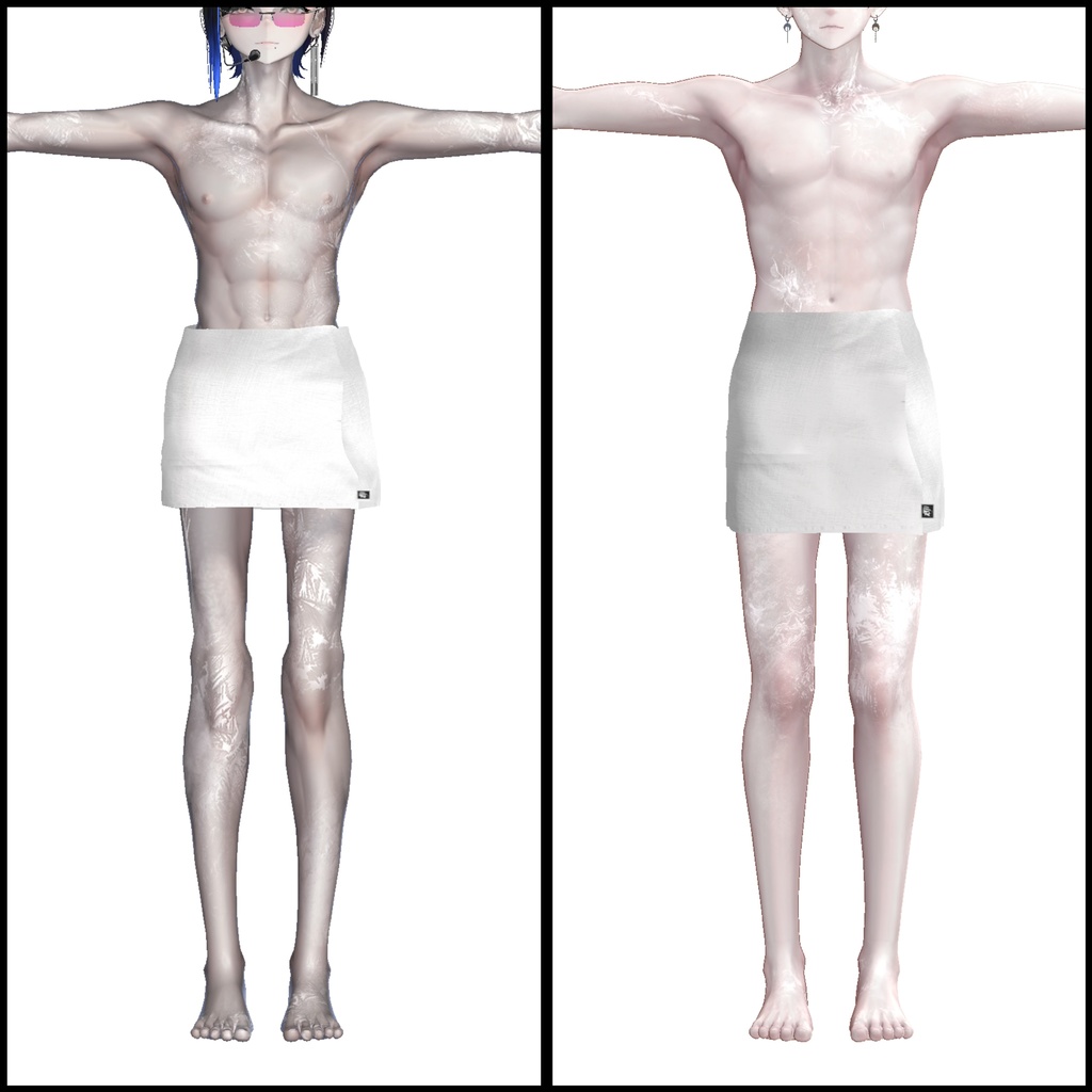 【Aden/Yomura】Frozen Make Texture【発光マスク付】#しるべりゅぬ