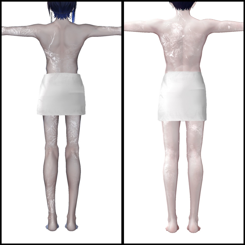 【Aden/Yomura】Frozen Make Texture【発光マスク付】#しるべりゅぬ