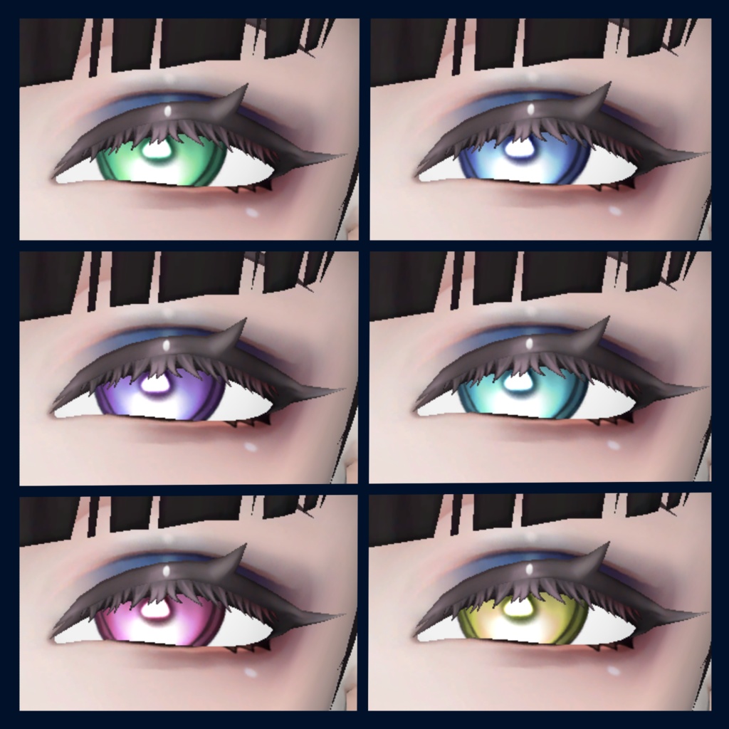 【アデノフォラ】Neko Eyes texture #しるべりゅぬ