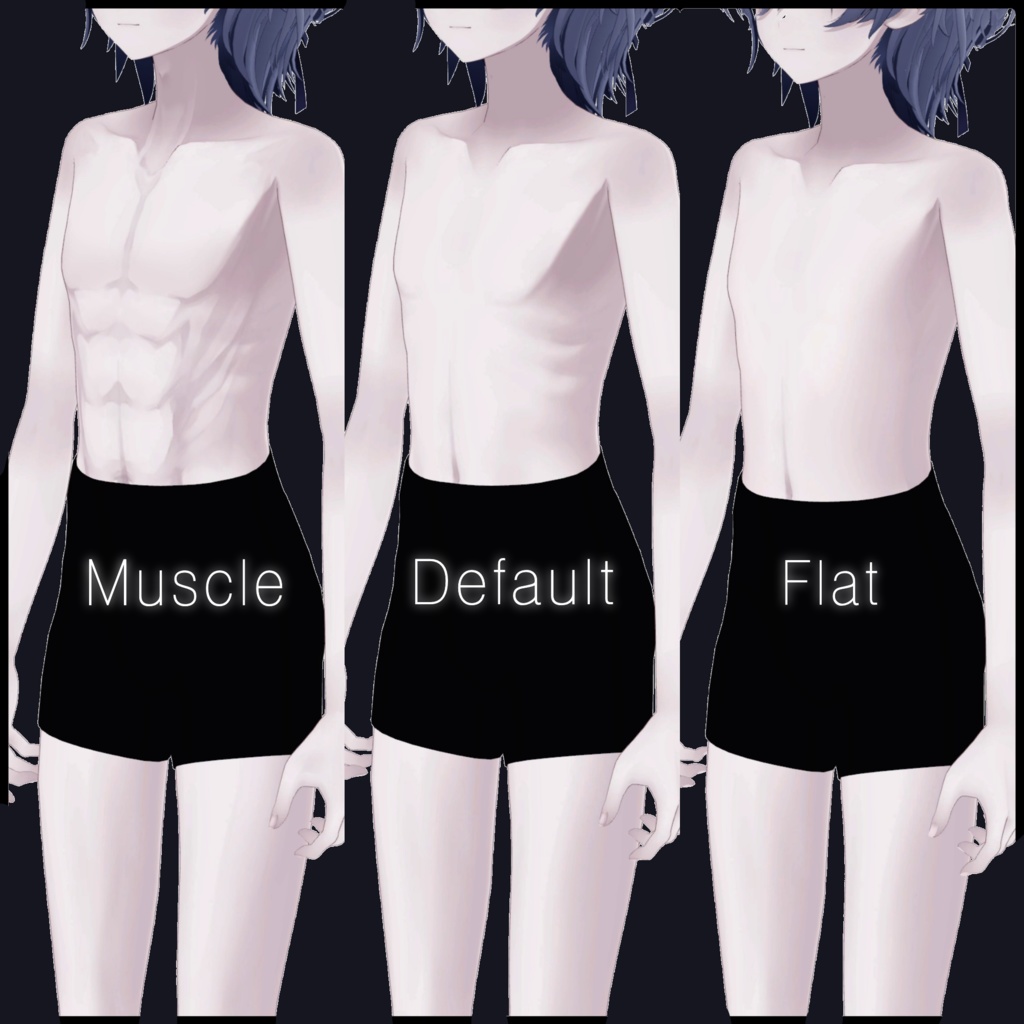 【雫峰 Shizune】Body Texture #しるべりゅぬ