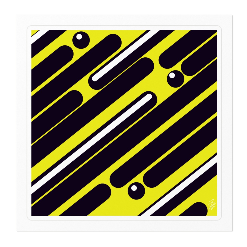 100日イラストステッカー(線)