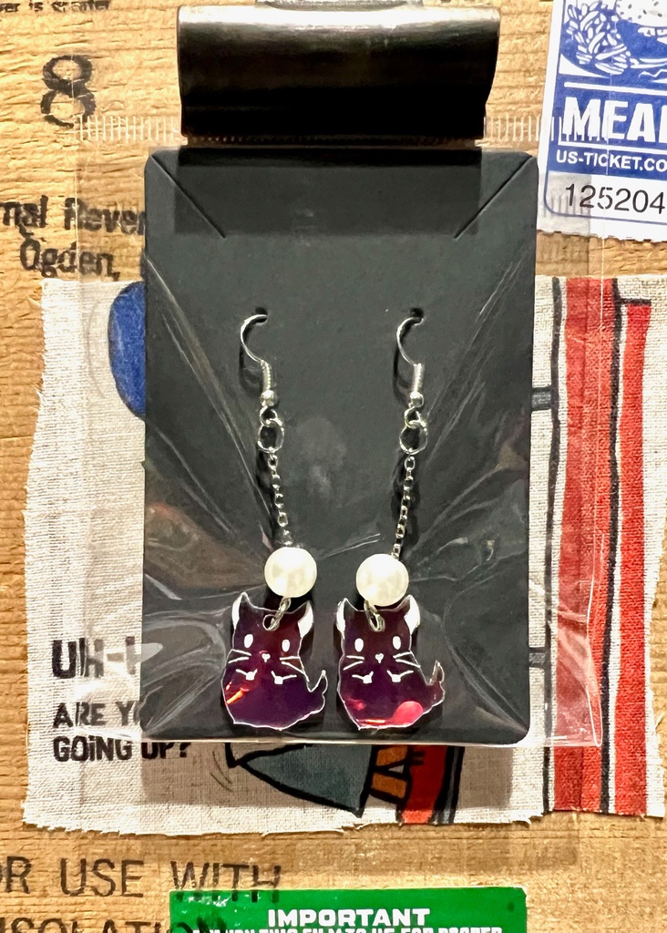 チンチラオーロラピアス