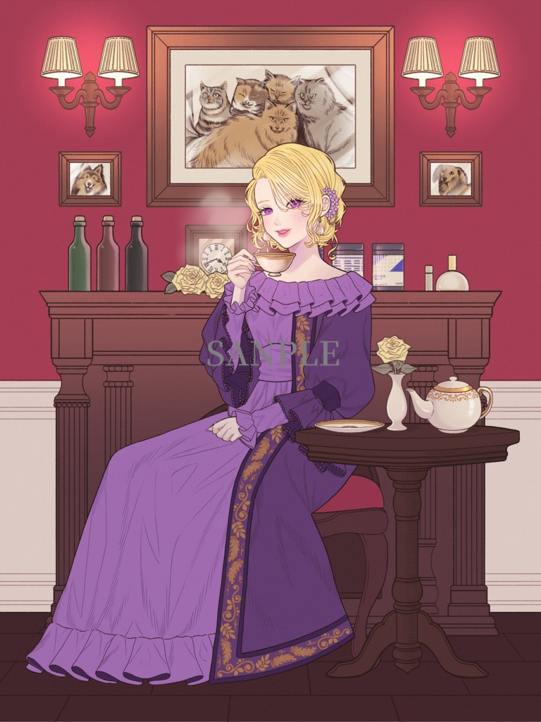 マダムナナ プレミアム・アートプリント（A4ポスター）（２週間限定販売）