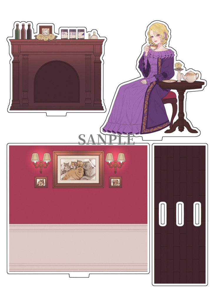 マダムナナ 多層ジオラマアクリルスタンド（２週間限定販売）