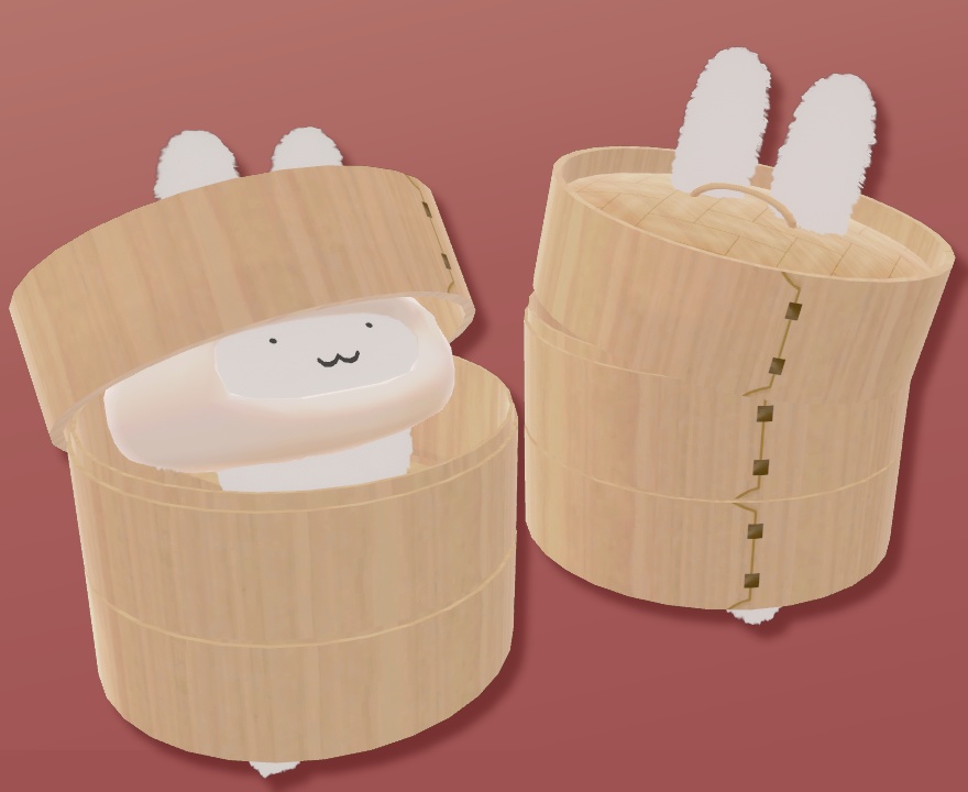 【すやすやうさぎ対応】肉まんとせいろ【無料あり】