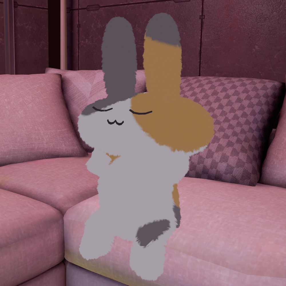 【すやすやうさぎ専用】毛皮テクスチャ(全9種)【無料あり】