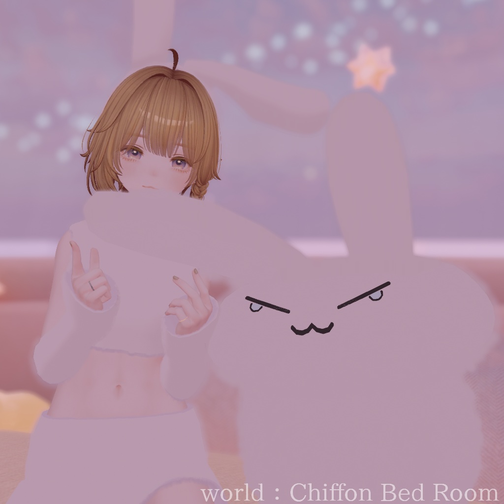 【MA設定済み】おやすみバニー【6アバター対応】