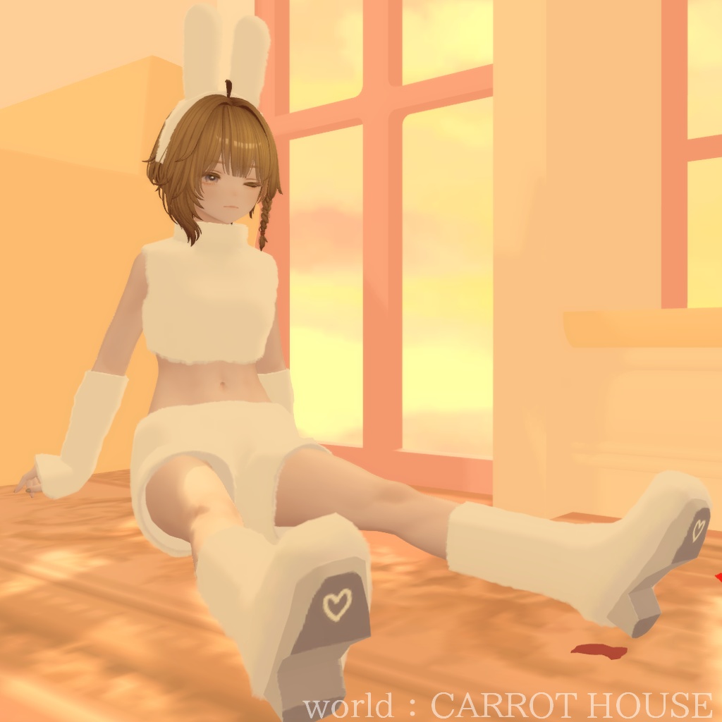 【MA設定済み】おやすみバニー【6アバター対応】