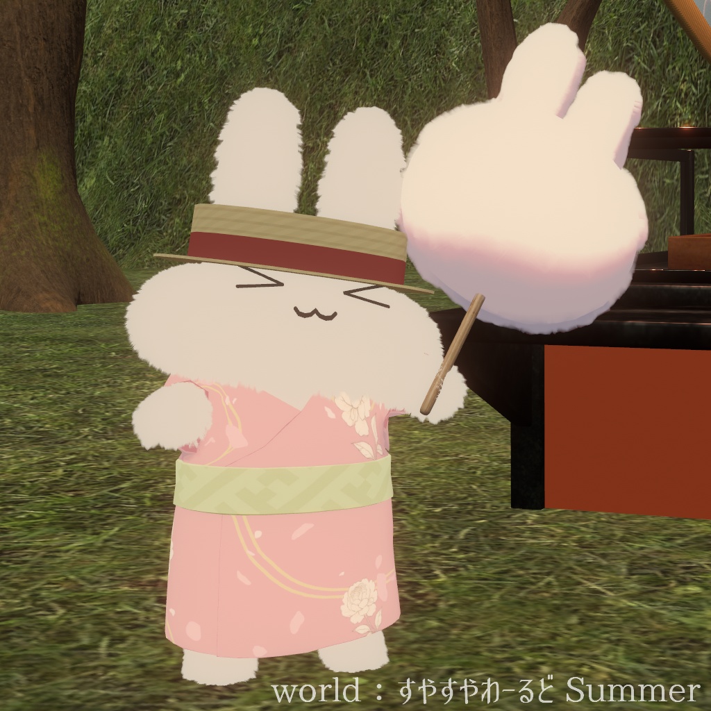 【すやすやうさぎ対応】ゆかたセット【無料アイテムあり】